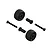 ARRMA Wheelie Bar Wheels w/ Hardware AR320420