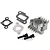 Rovan Silver Aluminium 32cc, 36cc & 45cc Intake Manifold Set 95273
