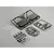Killerbody 1/10 Toyota Land Cruiser Movable Door & Window Lifter Upgrade Sets 48610
