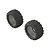 ARRMA 3.8" OUTCAST DBoots Back-Flip LP Tyres 2Pcs w/ Foam Inserts AR520049