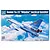 Trumpeter 1/72 scale Soviet Tu-22 Blinder tactical bomber plastic model kit box art showing the aircraft in flight against a cloudy blue sky.