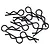 Yeah Racing 1/10 1/8 Black Body Pins 10Pcs YA-0594BK