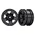 Traxxas TRX-4 2.2" Black Rims 2Pcs 8180