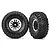 Traxxas 1.9" Canyon Trail Tyres on Black/Satin Chrome Rims - Glued Wheels 2Pcs 8272X