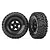 Traxxas 1.9" Canyon Trail Tyres on Black Rims - Glued Wheels 2Pcs 8179