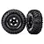 Traxxas 2.2" Canyon Trail Tyres on Black Rims - Glued Wheels 2Pcs 8181