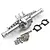 Yeah Racing Silver Aluminium SCX10 II Front or Rear Differential/Axle Housing AXSC-011SV