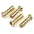 Yeah Racing Male 5mm Gold Bullet Plugs 4Pcs WPT-0128