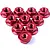 Yeah Racing 4mm Red Aluminium Flanged Serrated Nuts 10Pcs LN-M4S-RD