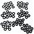 Yeah Racing Aluminium M3 Shim Kit - Black YA-0390BK