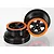 Traxxas 2.2/3.0" Black/Orange Rims 2Pcs 5870X