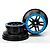 Traxxas 2.2/3.0" Black/Blue Rims 2Pcs 5886A