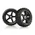 HSP 2.3" Front Buggy Tyres on Black Rims - Wheels 2Pcs 06010