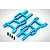 HSP Blue Aluminium Rear Lower Suspension Arms 2Pcs 106021