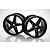 HSP 2.3" Black Rear Buggy Rims 2Pcs 06024