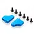 HSP Blue Aluminium Servo Mounts 103013