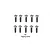 Tamiya 3x10mm Coarse Thread Countersunk Head Screws 10Pcs 50578