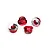 Traxxas 5mm Red Aluminium Flanged Nyloc Serrated Nuts 4Pcs 8447R
