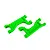 Traxxas Maxx 4S Green Front or Rear Upper Left & Right Suspension Arms 2Pcs 8929G