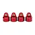 Traxxas Red Aluminium GT-Maxx Shock Caps 4Pcs 8964R