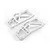 Traxxas Maxx 4S White Front or Rear Lower Left & Right Suspension Arms 2Pcs 8930A