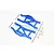 GPM Blue Aluminium Front/Rear Lower Suspension Arms 2Pcs w/ Suspension Pins TXMS055F/R-B