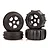 Rovan 4.7/5.5" Baja 5B Sand Buster Tyres on Black Rims - Beadlocked Wheel Set 850492A