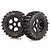 Rovan 4.7/5.5" Baja 5T/5SC Front MX Tyres on Black Rims - Beadlocked Wheels 2Pcs 95158A