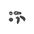 Axial Dig Transmission Mounts & Servo Saver Set AXI232016