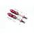 GPM Red Aluminium ARRMA Kraton, Outcast Complete 115mm Adjustable Shocks w/ Mounting Hardware MAK115FA-R-S-BEBK