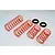 GPM Orange 2.8mm 8S X-Maxx Shock Springs 2Pcs TXMSP28-OR