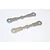 GPM Stainless Steel X-Maxx Front & Rear Lower Suspension Arm Pin Brace 2Pc TXM009-OC