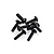 HSP 3x10mm Coarse Thread Button Head Screws 8Pcs 02176A