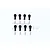 GPM 1.3mm 1/10 Silver Body Pins 8Pcs w/ Easy Pull BCM006-BK