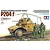 Tamiya 1/35 German Armored Railway Vehicle P204(f) Scaled Plastic Model Kit 32413