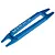A blue anodized aluminium ball joint tool by Yeah Racing with a central cutout and fork-shaped ends for removing RC ball ends.