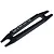 A black aluminium Yeah Racing ball joint tool with a central cutout and fork-shaped ends for removing RC ball ends.