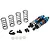 Yeah Racing 1/10 Blue Aluminium Go Big Bore Off Road 70mm Shocks 2Pcs BBG-0070BU