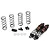 Yeah Racing 1/10 Black Aluminium Go Big Bore Off Road 80mm Shocks 2Pcs BBG-0080BK