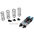Yeah Racing 1/10 Blue Aluminium Go Big Bore Off Road 80mm Shocks 2Pcs BBG-0080BU