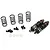 Yeah Racing 1/10 Black Aluminium Go Big Bore Off Road 65mm Shocks 2Pcs BBG-0065BK