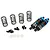 Yeah Racing 1/10 Blue Aluminium Go Big Bore Off Road 65mm Shocks 2Pcs BBG-0065BU