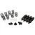 Yeah Racing 1/10 Black Aluminium Go Big Bore Off Road 60mm Shocks 4Pcs BBG-0060BK