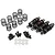 Yeah Racing 1/10 Black Aluminium Go Big Bore On Road 55mm Shocks 4Pcs BBG-0055BK