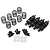 Yeah Racing 1/10 Black Aluminium Go Big Bore On Road 50mm Shocks 4Pcs BBG-0050BK