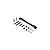 Losi Black Aluminium DBXL-E 2.0 Steering Rack w/ Hardware LOS251095