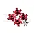 GPM Red Aluminium Clawed Wheel Hexes 4Pcs w/ +6mm Off-Set MAI010+6MM/2-R