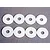 Traxxas 6.5x22x1mm Body Shell Washers 8Pcs 1815