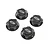 Losi DBXL-E 2.0 Black Aluminium 18mm (24mm Hex) Serrated Wheel Nuts 4Pcs LOS352009