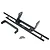 Yeah Racing Black Metal TRX-4 & TRX-6 Rear Bumper TRX4-075